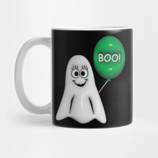 Girl Ghost with Green Balloon Mug